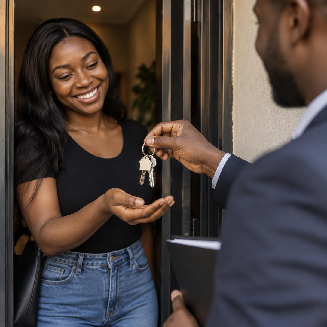 Keys handed to a new tenant